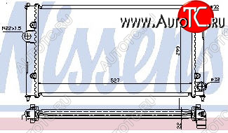 4 199 р. CADDY {INCA} РАДИАТОР ОХЛАЖДЕН (NISSENS) (NRF) (GERI) (см.каталог) NISSENS vwcad95-910  с доставкой в г. Майкоп