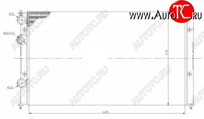 2 299 р. POLO CLASSIC РАДИАТОР ОХЛАЖДЕН (см.каталог) BODYPARTS vwplc96-915  с доставкой в г. Майкоп