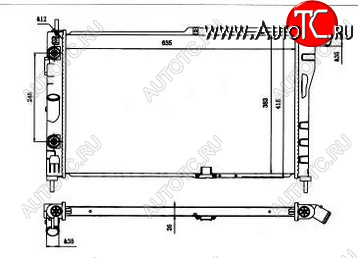 3 499 р. ESPERO РАДИАТОР ОХЛАЖДЕН AT BODYPARTS dwesp94-912  с доставкой в г. Майкоп