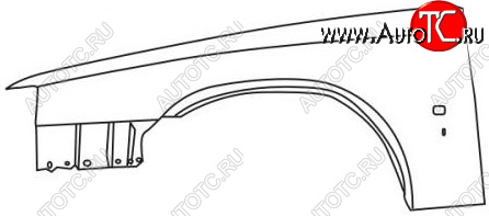 8 749 р. 960 (S90 97-) КРЫЛО ПЕРЕДН ЛЕВ (Тайвань) BODYPARTS vv96095-270-l  с доставкой в г. Майкоп