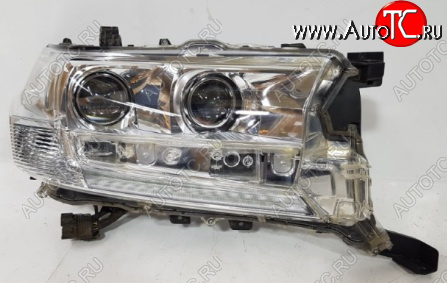 20 999 р. Правая фара (линзован) BODYPARTS Toyota Land Cruiser 200 2-ой рестайлинг (2015-2021)  с доставкой в г. Майкоп