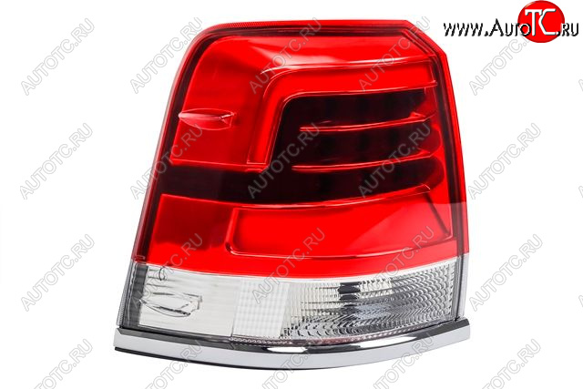 9 899 р. Левый фонарь (диодная) DEPO Toyota Land Cruiser 200 2-ой рестайлинг (2015-2021)  с доставкой в г. Майкоп