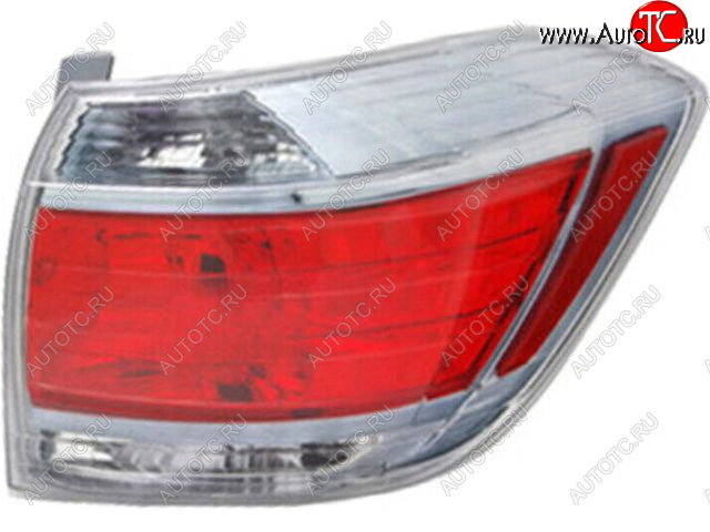 6 549 р. Правый фонарь BODYPARTS Toyota Highlander XU40 рестайлинг (2010-2013)  с доставкой в г. Майкоп