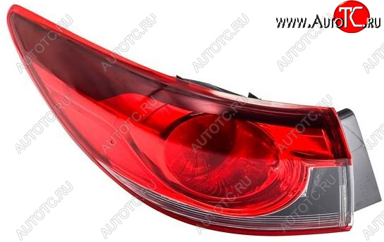 8 499 р. Левый фонарь (диодная) DEPO Mazda 6 GJ дорестайлинг седан (2012-2015)  с доставкой в г. Майкоп