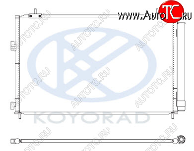 13 949 р. RAV4 КОНДЕНСАТОР КОНДИЦ (KOYO) KOYORAD tyrv413-930  с доставкой в г. Майкоп