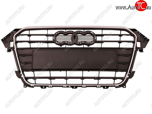 9 299 р. AUDI A4 РЕШЕТКА РАДИАТОРА СЕРЕБРИСТ С ХРОМ МОЛДИНГ (Тайвань) TYG ai0a412-100  с доставкой в г. Майкоп