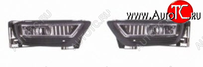 6 699 р. Комплект противотуманных фар (пр-во Китай) DLAA  Honda Accord  8 CU (2011-2013) седан рестайлинг  с доставкой в г. Майкоп