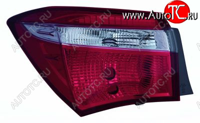 7 349 р. Левый фонарь DEPO Toyota Corolla E180 дорестайлинг (2013-2016)  с доставкой в г. Майкоп