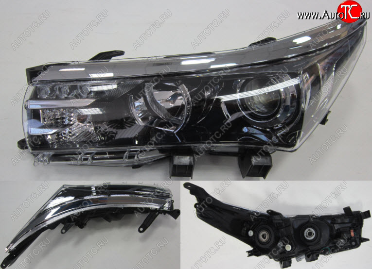 11 999 р. Левая фара (с электрокорректором, диодная) BODYPARTS Toyota Corolla E180 дорестайлинг (2013-2016)  с доставкой в г. Майкоп