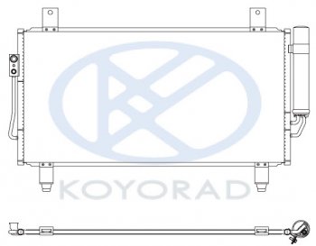 12 599 р. OUTLANDER КОНДЕНСАТОР КОНДИЦ (KOYO) KOYORAD mbotl13-930  с доставкой в г. Майкоп. Увеличить фотографию 1
