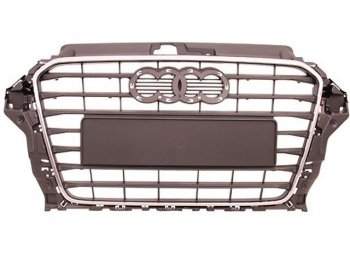 12 399 р. AUDI A3 РЕШЕТКА РАДИАТОРА С ХРОМ МОЛДИНГ , (Тайвань) ТЕМНО-СЕР TYG ai0a312-100tg  с доставкой в г. Майкоп. Увеличить фотографию 1