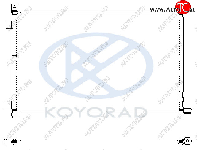 13 999 р. X-TRAIL КОНДЕНСАТОР КОНДИЦ 2.5 (KOYO) KOYORAD nnxtr15-930  с доставкой в г. Майкоп