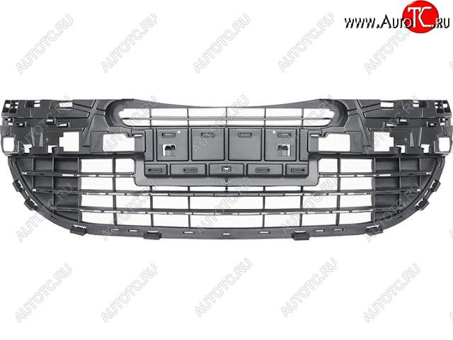5 749 р. Центральная решетка переднего бампера (пр-во Китай) BODYPARTS  Peugeot 408 (2010-2017)  дорестайлинг  с доставкой в г. Майкоп