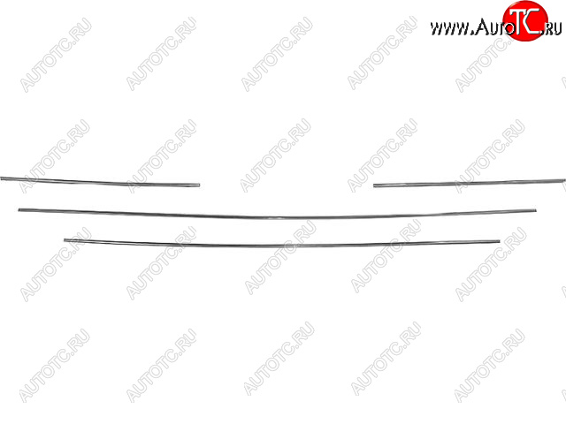 829 р. 408 МОЛДИНГ РЕШЕТКИ БАМПЕРА (4 шт) ХРОМ (Китай) BODYPARTS pg40812-1d0  с доставкой в г. Майкоп