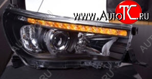 39 899 р. HILUX ФАРА Л+П (КОМПЛЕКТ) ЛИНЗОВАН , П КОРРЕКТОР , ДИОД , С БЕГУЩИЙ УК.ПОВОР , ВНУТРИ ЧЕРН ТЮНИНГ (SONAR) SONAR tyhix15-003-n  с доставкой в г. Майкоп