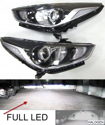 35 999 р. SOLARIS (FULL BI-LED 2 x 5500 Lumen) ФАРА Л+П (КОМПЛЕКТ) ТЮНИНГ ЛИНЗОВАН С СВЕТОДИОДН. МОДУЛЕМ БЛИЖН СВЕТА И ДАЛЬН СВЕТА С СВЕТЯЩ ОБОДК ДИОД УК.ПОВОР BODYPARTS hnsol17-001-n  с доставкой в г. Майкоп. Увеличить фотографию 1