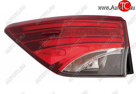 7 999 р. Левый фонарь (диодная) DEPO  Toyota Fortuner  AN160 (2015-2020) дорестайлинг  с доставкой в г. Майкоп