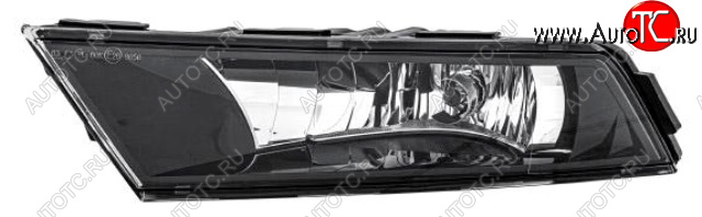 5 299 р. Правая противотуманная фара DEPO Skoda Superb B8 (3V) лифтбэк дорестайлинг (2015-2019)  с доставкой в г. Майкоп