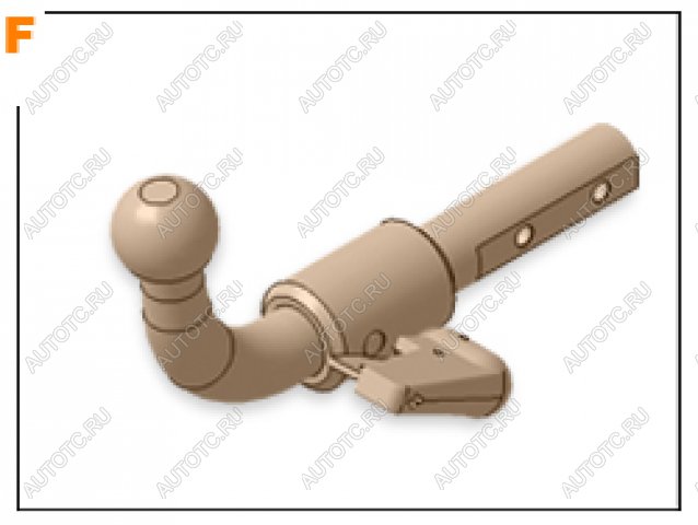 6 449 р. ТСУ для CITROEN C3 II (A51) 2010-2012, CITROEN DS3 2010-, DS_AUTOMOBILES DS3 2010-2018, Тип шара: Горизонтальный, легкосъемный (S)  Ситроен C3 Пикасс Aragon e1218cs  с доставкой в г. Майкоп
