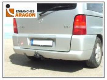 7 399 р. ТСУ для MERCEDES Clase V 1996-2003, MERCEDES Vito (W638) 1996-2003, Тип шара: Горизонтальный, условно-съемный (лебединая шея) (A)  Мерседес Бенц Aragon e4108ba  с доставкой в г. Майкоп. Увеличить фотографию 1