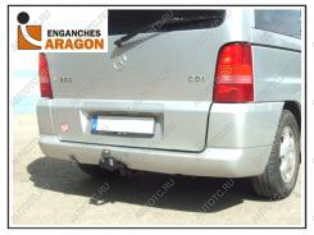 7 399 р. ТСУ для MERCEDES Clase V 1996-2003, MERCEDES Vito (W638) 1996-2003, Тип шара: Горизонтальный, условно-съемный (лебединая шея) (A)  Мерседес Бенц Aragon e4108ba  с доставкой в г. Майкоп