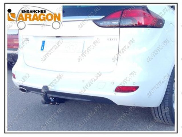 14 449 р. ТСУ для OPEL Zafira C Sports Tourer 2011-2018, Тип шара: Горизонтальный, условно-съемный (лебединая шея) (A)  Опель Зафира Aragon e4519ca  с доставкой в г. Майкоп