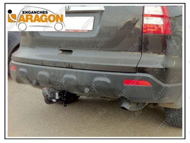 14 349 р. ТСУ для HONDA CR-V 2007-2012, Тип шара: Горизонтальный, условно-съемный (лебединая шея) (A)  Хонда ЦРВ Aragon e2401ca  с доставкой в г. Майкоп