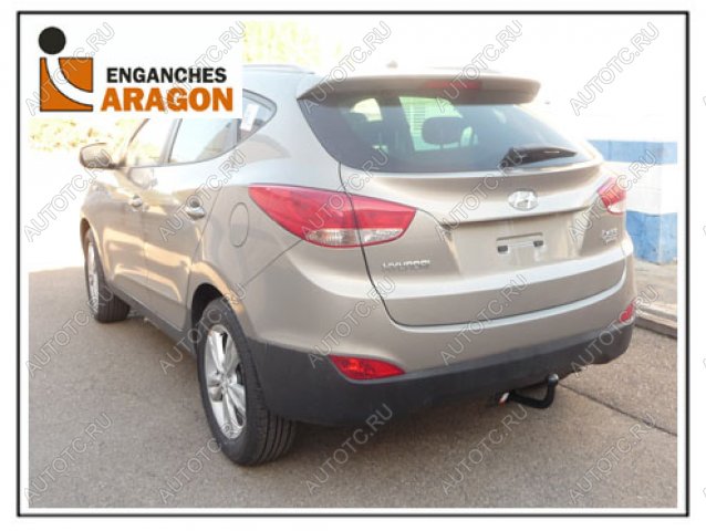 16 749 р. ТСУ для HYUNDAI ix35 2010-2015, Тип шара: Горизонтальный, условно-съемный (лебединая шея) (A)  Хендай ИХ35 Aragon e2514aa  с доставкой в г. Майкоп