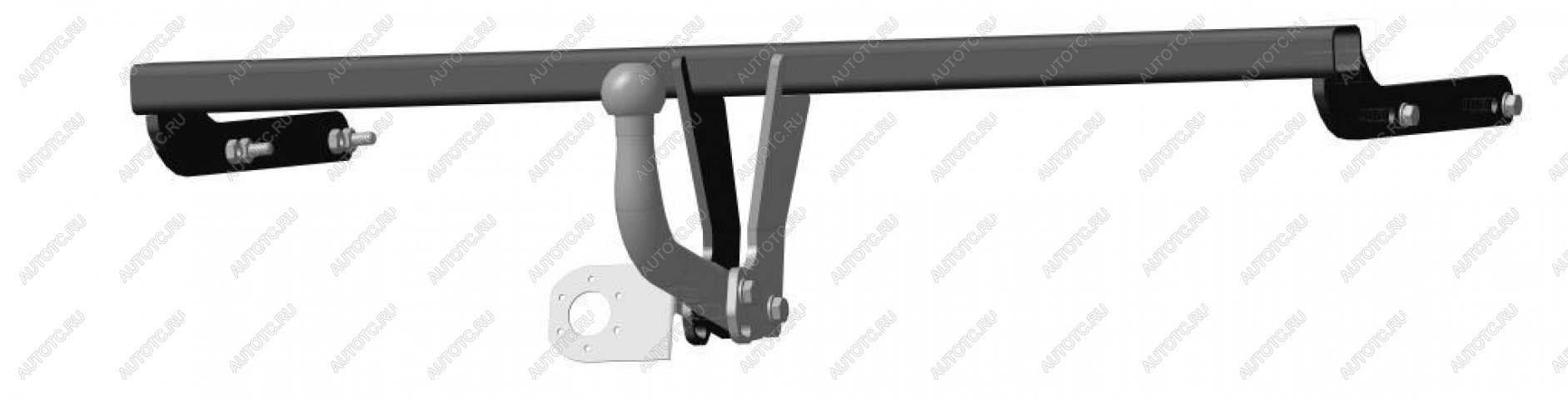 10 399 р. Фаркоп Bosal-Oris Volkswagen Polo Mk6 лифтбек (2020-2022) (стальной, шар A (F20))  с доставкой в г. Майкоп