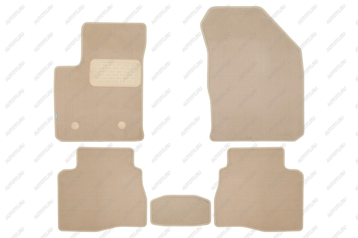 4 199 р. Коврики в салон Klever Premium KAIYI E5 2022- сед., 5шт. (текстиль, бежевые)  Каию Е5 Klever klever0412400122112kh  с доставкой в г. Майкоп