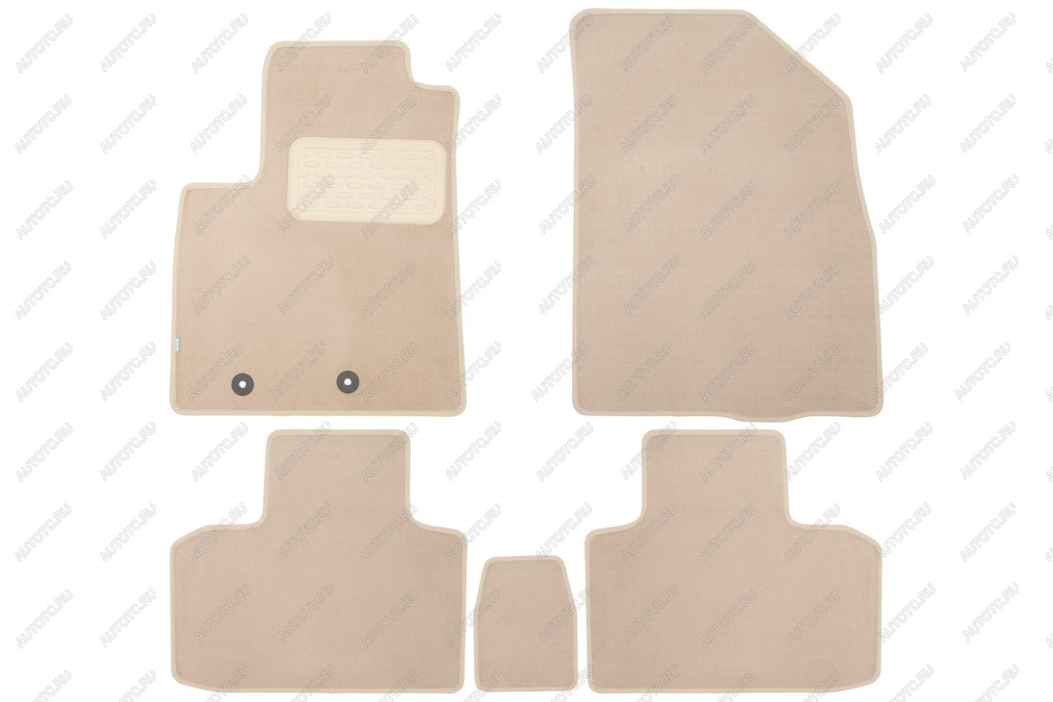 4 499 р. Коврики в салон Klever Premium DONG FENG Shine MAX 2022- сед., 5шт. (текстиль, бежевые)  Донг Фенг Шайн Макс  ДонгФенг Шайн Макс Klever klever0409600822112kh  с доставкой в г. Майкоп