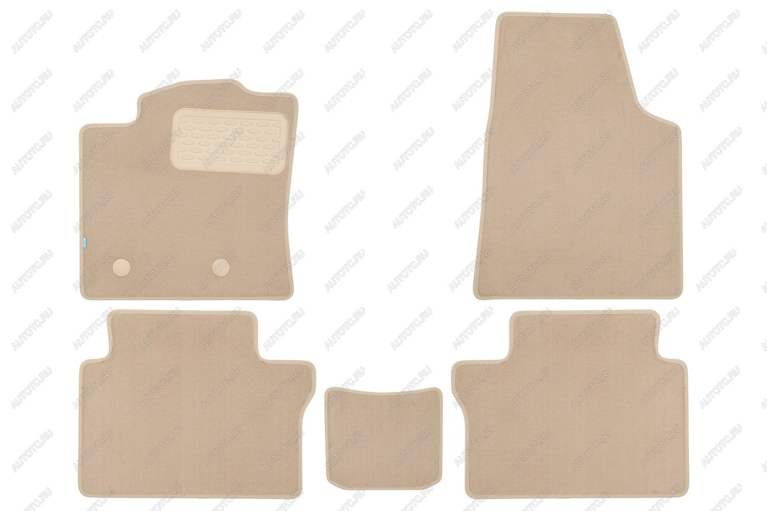 4 299 р. Коврики в салон Klever Premium FAW Bestune B70 2020- сед., 5шт. (текстиль, бежевые)  ФАВ Бестюн Б70 Klever klever0406201722112kh  с доставкой в г. Майкоп