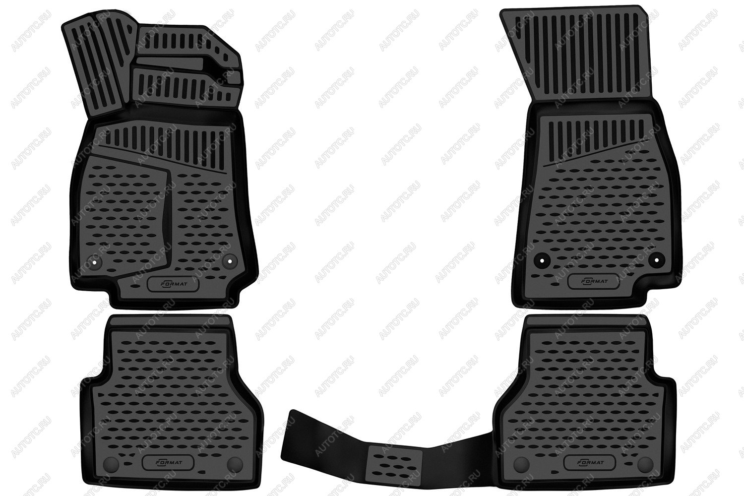 4 099 р. Коврики 3D в салон подходят для подходит для AUDI A6 (V(C8)), включая Allroad 2018-, универсал, 4шт. (ПУ, повышенная износостойкость)  Ауди А6 FORMAT format.3da58925210k  с доставкой в г. Майкоп