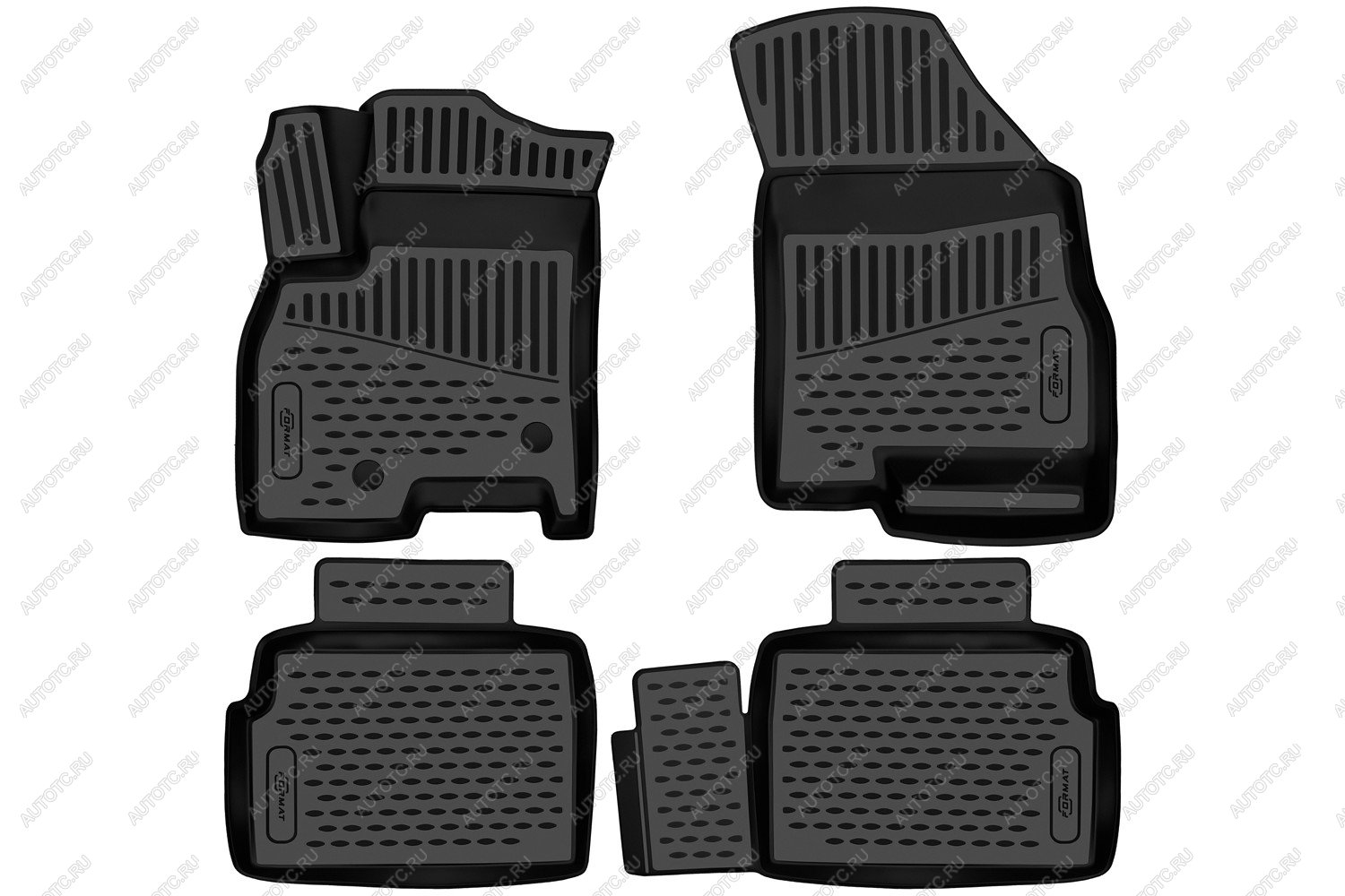 5 399 р. Коврики 3D в салон подходят для CHERY Tiggo 7 Pro (Elite, Luxury), 2020-, кросс, 4шт. (ПУ, повышенная износостойкость)  Черри Тигго 7 Про FORMAT format.3da0n009210k  с доставкой в г. Майкоп