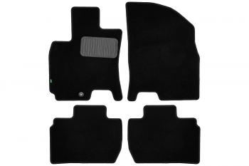2 759 р. Коврики в салон Klever Standard BAIC U5 2023-, сед., 4шт. (текстиль)  Ю5  БАИК Ю5 Klever klever0212500101210kh  с доставкой в г. Майкоп. Увеличить фотографию 1