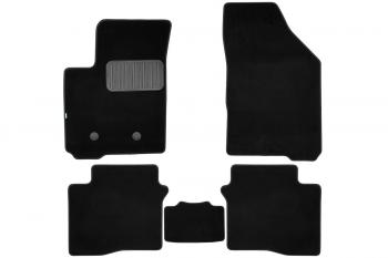 4 699 р. Коврики в салон Klever Premium OMODA S5 2023- седан, 5шт. (текстиль)  Омода С5 Klever klever0312000222110kh  с доставкой в г. Майкоп. Увеличить фотографию 1