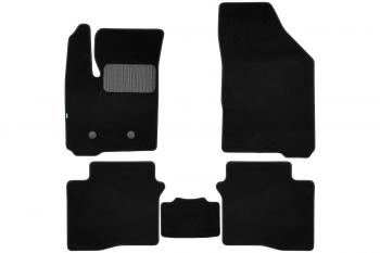 4 949 р. Коврики в салон Klever Premium OMODA S5 2023- сед., 5шт. (текстиль)  Омода С5 Klever klever0512000222110kh  с доставкой в г. Майкоп. Увеличить фотографию 1