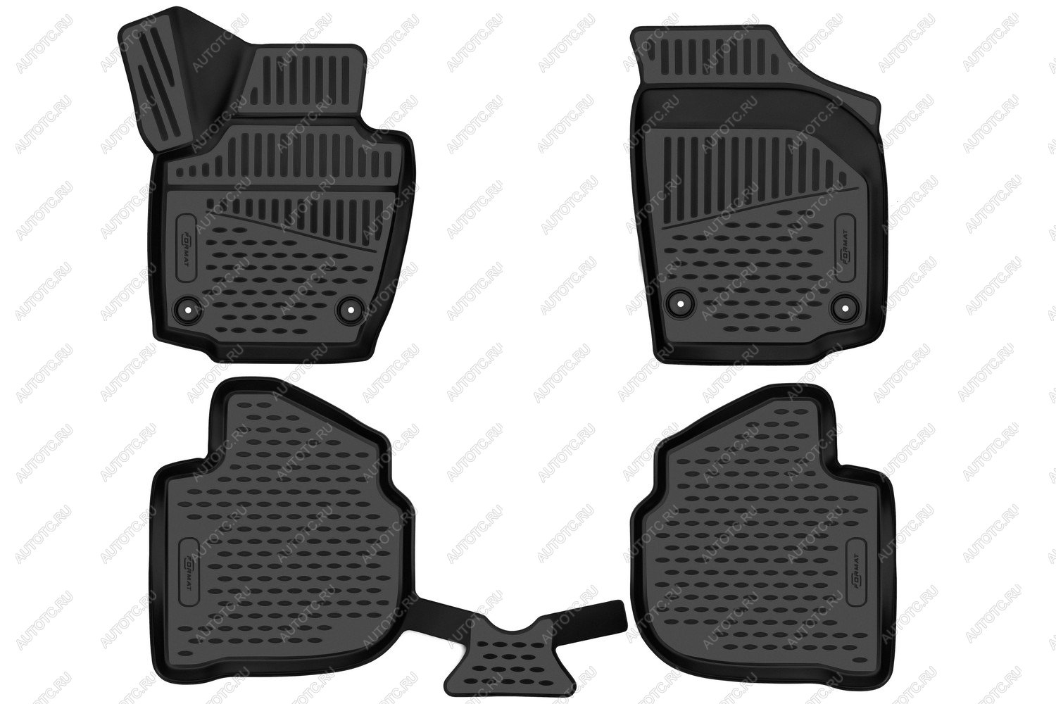5 399 р. Коврики 3D в салон подходят для VOLKSWAGEN Polo (VI) 2020-, 4шт. (ПУ, повышенная износостойкость)  Фольксваген Поло FORMAT format.3d02433210k  с доставкой в г. Майкоп