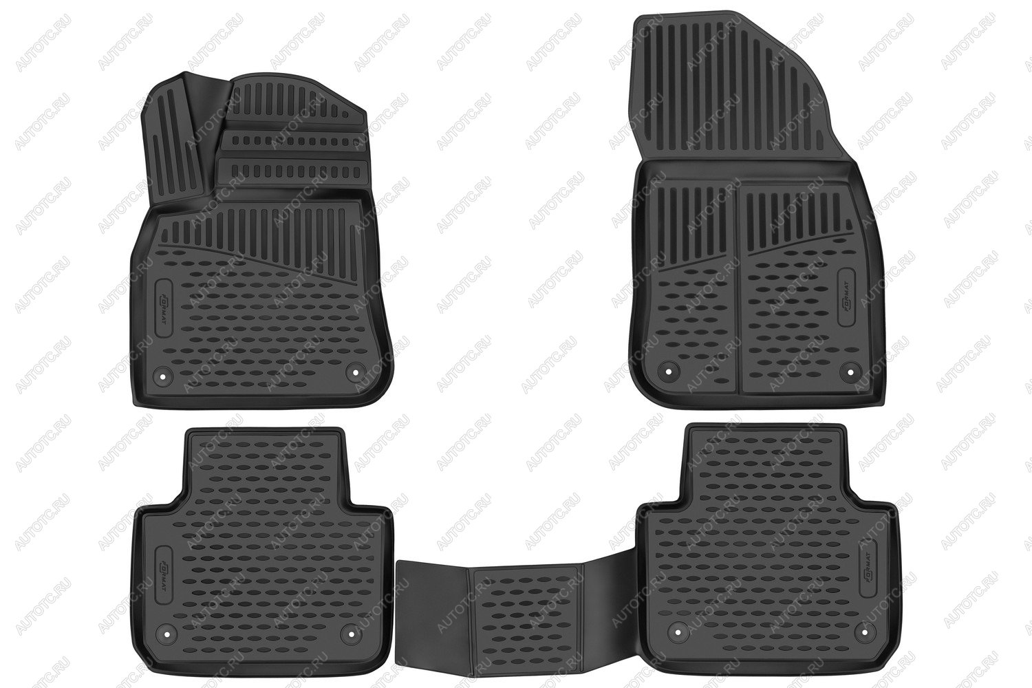 5 399 р. Коврики 3D в салон подходят для VOLKSWAGEN Touareg (III) 2018-, 4шт. (ПУ, повышенная износостойкость)  Фольксваген Туарег FORMAT format.3d5162210k  с доставкой в г. Майкоп