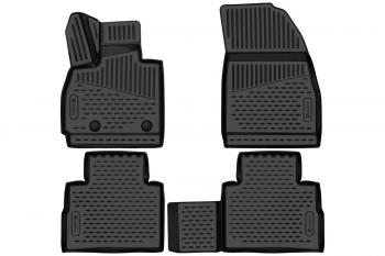 3 499 р. Коврики 3D в салон подходят для EXEED RX 2023 - 4шт. (полиуретан)  Эксид РХ Element element3dan0628210k  с доставкой в г. Майкоп. Увеличить фотографию 1