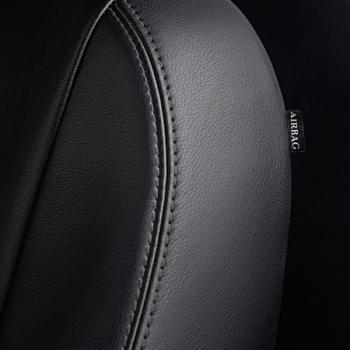 6 949 р. Комплект чехлов для сидений (ЦЗС Илана+Орегон) ТУРИН ст РОМБ Lord Autofashion  Lifan Breez (2006-2012) (черный, вставка черная, строчка черная)  с доставкой в г. Майкоп. Увеличить фотографию 7