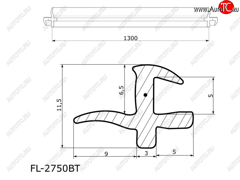 729 р. Молдинг лобового стекла (Сверху) Mitsubishi Outlander 05-12  Citroen C-Crosser 07-12  Peugeot 4007 FLEXLINE FL-2750BT  с доставкой в г. Майкоп