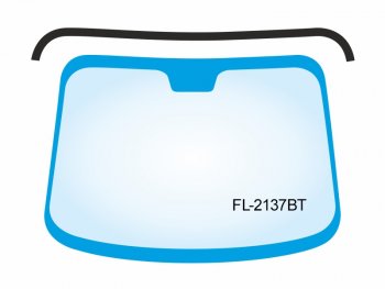 799 р. Молдинг лобового стекла (Сверху) BMW X5 99-06 FLEXLINE FL-2137BT  с доставкой в г. Майкоп. Увеличить фотографию 1