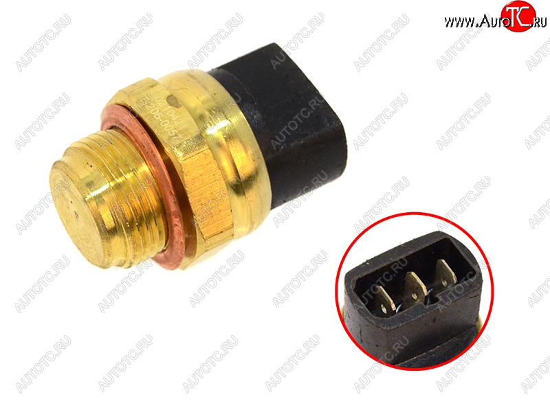 519 р. Датчик температуры ОЖ VW PASSAT 96-00 JETTA 86-91 GOLF 2, 3 POLO 85-94 SAT ST-206-0057  с доставкой в г. Майкоп