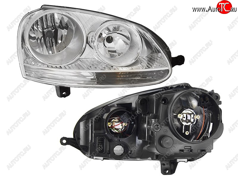 6 399 р. Фара правая SAT  Volkswagen Golf  5 - Jetta  A5  с доставкой в г. Майкоп