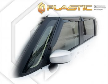 1 999 р. Дефлектора окон CA-Plastic Suzuki Solio MA37S,MA47S,MA27S хэтчбэк 5 дв. (2020-2025) (серия Сlassic полупрозрачный)  с доставкой в г. Майкоп. Увеличить фотографию 2