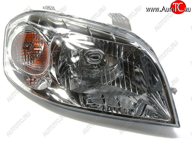 0 р. Правая фара CHINA Chevrolet Aveo T250 седан рестайлинг (2006-2011)  с доставкой в г. Майкоп