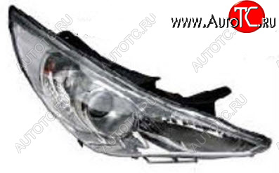 0 р. Правая фара (под корректор) CHINA Hyundai Sonata YF (2009-2014)  с доставкой в г. Майкоп