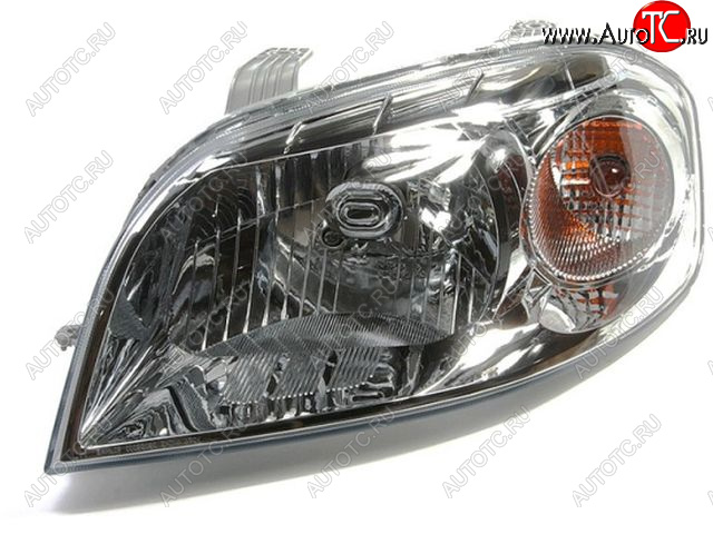 0 р. Левая фара (c электрокорректором) DEPO Chevrolet Aveo T250 седан рестайлинг (2006-2011)  с доставкой в г. Майкоп