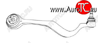 3 199 р. E60 РЫЧАГ ПЕРЕДН ПОДВЕСКИ ПРАВ ВЕРХН (Тайвань) BodyParts bme6002-810-r  с доставкой в г. Майкоп